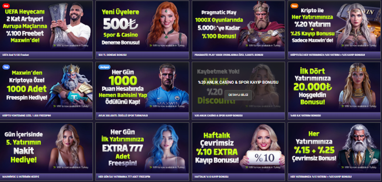 maxwin bonusları görüntüsü